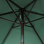 Blissun 7.5 ft Patio Umbrella, Yard Umbrella, Outdoor Market Umbrella with Push Button Tilt Crank, Seaglass