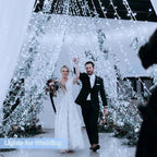 String Lights 800 LED White Outdoor Christmas Lights with Remote
