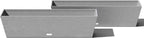Veradek Pure Series Window Box Planter - Long Rectangular Planter for Indoor or Outdoor Windowsill/Balcony | Durable All-Weather Use with Drainage Holes | Modern Decor for Herbs, Small Plants, Flowers