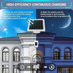 Solar Panel Outdoor for Ring Cameras (White 6P) Spotlight Cam Plus/Pro(Battery) Stick Up Cam/Pro Wireless Outdoor with 10FT/3M Long Cable Dustproof Waterproof