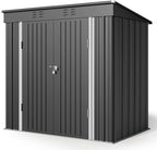 Gizoon 6' x 4' Outdoor Storage Shed - Image 9