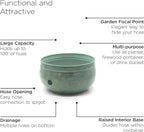 Sonoma Hose Pot - Blue Verde Brass by Good Directions