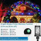 String Lights 200 LED 66ft Multicolor Outdoor Waterproof