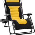 Oversized Padded Zero Gravity Chair – Black