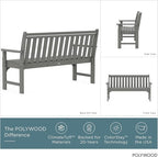 POLYWOOD Vineyard 60" Bench