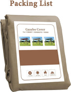 SCOCANOPY Replacement Cover Compatible with Home Depot Hampton Bay Pergola # GFM00467F,GFM00469A,(Khaki)