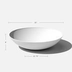 Veradek Mason Series Lane Bowl Planter| for Indoor or Outdoor Tabletops/Gardens |Made from Plastic-Stone Composite with Drainage Holes|Modern Décor for Flowers, Succulents, Small Plants