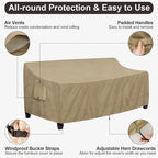 PureFit Outdoor Couch Cover Waterproof Patio Sofa Furniture Covers, 4-Seater - Image 5