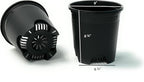 Cotta Planters 2 Gallon Black Nursery Pot Plastic 6-Pack Planter Pots Pot Liners for Outdoor Indoor Plants Gardening Flower Pots with Drainage Holes