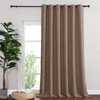 Blackout Blinds for Patio Door – Cappuccino, 1 Panel