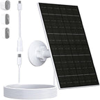 Zivif 7W Solar Panel for Arlo Essential 2K (2nd Gen), Essential XL Spotlight Cameras, USB-C Solar Charger with Micro USB Connector, IP66 Waterproof, 360° Adjustable Mount, 7.2ft Cable