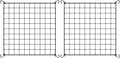 VIVOSUN 5 x 5Ft. Elastic Trellis Netting with 4 Hooks for Climbing Plants, Vegetables, Fruits, and Flowers, 2-Pack