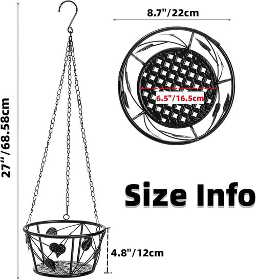 2 Pack Metal Plant Hanger, Hanging Plant Holder
