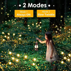 8-Pack Garden Solar Lights, 64 LED Solar Light Outdoor for Garden Decor, Waterproof Firefly Light Outdoor (Sway by Wind), Swaying Light for Outside Yard Pathway Landscape Decorations (Warm White)