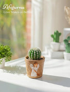 Gardening Gifts for Women: Hand-Painted 3D Art Planter for Plant Lover - Angel Planter Gift for Gardener - Cute Succulents Plant Pot Garden Gift for Master Avid Gardener Grandma Mom Christmas