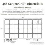 Garden Grid Watering System | Garden Irrigation System for Garden Beds – But Better | Pre-Assembled, Waters Every Plant, 2-Min Setup, USA-Made, Lasts 5–10x Longer Than Drip Irrigation | 4x8 – 44"x88"
