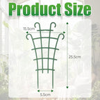 6Pcs Indoor Small Trellis, Trellis for Potted Plants, Plant Support Stakes for Climbing Plants, Stackable Plastic Plant Support for Vine Ivy Pothos Hoya