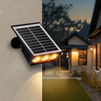 Solar Spot Lights Outdoor, RGB Solar Landscape Spotlights IP65 Waterproof Adjustable Light House Lights Colorful Spot Light for Yard Garden Pathway (2)