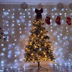 String Lights 500 LED White Outdoor 165ft Memory Timer