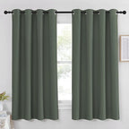 Blackout Curtain 63 inch Length – W52 x L63, 1 Panel