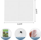 Bird Netting for Garden Protection, CANAGROW 4 Pack Garden Plant Mesh Netting Covers Bags with Drawstring, Insect Bird Barrier Bug Netting for Fruit Blueberry Bushes Vegetable Flower (3.3x2.6FT)