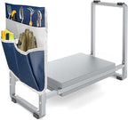 FLINTER Garden Kneeler and Seat, 10.2" Wider Heavy Duty Thick Gardening Bench for Kneeling and Seat - Multifunctional Kneeler Bench, Gardening Gifts for Women, Seniors Grandparents, Gray