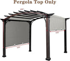 SCOCANOPY Replacement Sling Top for Rona Lowe's Allen + roth 10 ft x 10 ft Freestanding Pergola Sold at Lowe's, L-PG152PST-B (Size: 200" (L) x 103" (W)),Gray