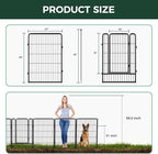 FXW Garden Fence Outdoor for The Yard – 40in x 18.2ft Heavy Duty Metal Animal - Image 5