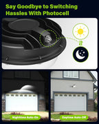 150W LED Barn Light 21000LM Yard Area Light Dusk to Dawn Outdoor Lighting with Photocell 5000K Daylight IP65 Waterproof LED Flood Security Parking Lot Lights for Street Farmhouse Garage, 4 Pack