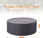 WJ-X3 Ripstop 84 Round Patio Table Cover, Waterproof, UV Resistant, Anti-Fading - Image 7