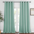 Bedroom Curtain Room Darkening Drapery 102 inches – Aqua Blue, 1 Panel