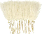 Artificial Pampas Grass Greenery Stems, 50 Pack, 21.6 Inch, Beige