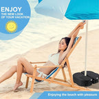 2 Pcs Quality Umbrella Base Weight, Umbrella Base Weights Sandbag, 80 Lb of Umbrella Sand Bag Fits Any Offset, Cantilever & Any Outdoor Patio Umbrella Stand ~ Easy Set Up (Combinable)