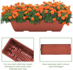 5 Tier Vertical Raised Garden Bed Planter Box, Vertical Raised Bed with Drainage Holes for Indoor Outdoor Herbs Flowers Vegetables Plants, Red