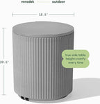 Veradek Outdoor Cooler Side Table - 2 in 1 - Designed for use as Outdoor Side Table, Patio Decor and Ice Chest