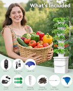 Grow Sponges 7Pack,Hydroponic Replacement Root Growth Sponge and Planting Blue are Compatible with SJZXUV and Most Other Brands.
