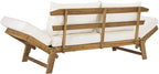Safavieh PAT6745A Outdoor Collection Tandra Grey Modern Contemporary Daybed Day Bed