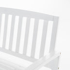 Christopher Knight Home Loja Outdoor Acacia Wood Bench, Pu White