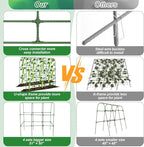 Cucumber Trellis for Raised Bed 51 x 50 Inch U-Shape Garden Trellis for Climbing Plants Outdoors Metal Garden Cucumbers Arch Trellis, Cucumber Plant Support for Tomato, Pea, Zucchini, Vine Flower