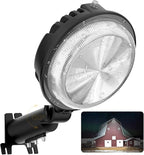 LED Barn Light, 150W 20000LM Yard Area Lights Dusk to Dawn Outdoor Lighting with Upgraded Photocell 6500K Adjustable Angle Daylight IP66 Waterproof Street Lights for Security/Farmhouse/Garage