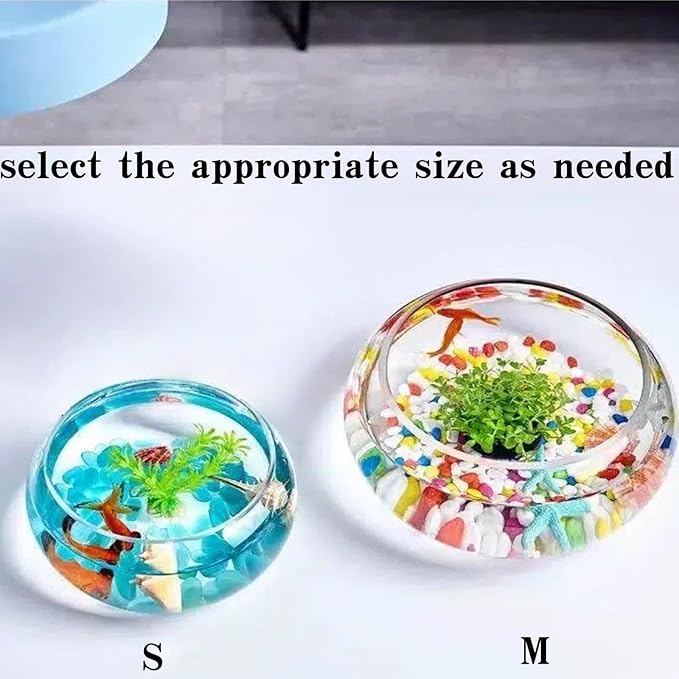 Glass Lotus Bowl Planter, 8 in Lotus Flower Bowl, Lotus Bowls for Planting in Water Indoors,Suitable for Succulent Plants and Aquatic Plant Bonsai Arrangements (M)