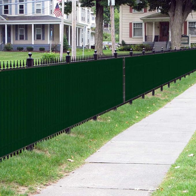 Sunnyglade 6 feet x 100 feet Privacy Screen Fence Heavy Duty Fencing Mesh Shade - Image 2