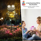Solar Lights Outdoor Decor, Solar Frog Yard Decorations Outdoor, Garden Decorative, IP65 Waterproof, Gifts for Women Mom, for Yard Patio Lawn Pathway Landscape
