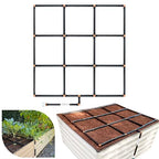 The Garden Grid | Pre-Assembled Raised Garden Bed Irrigation System – Waters Every Plant Evenly, 1-Minute Setup, Hassle-Free Design Lasts 5–10x Longer Than Drip Kits | USA-Made | 3x3 (33.5"x33.5")