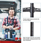BestOffice | 6-Tier Wire Storage Shelves | 42x16x72 | Black | with Adjustable Racks | Heavy-Duty Metal Shelf, Holds Upto 1500 lbs | No-Tool Assembly | Ideal for Home & Garage Shelving