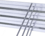 Galvanized Raised Garden Beds for Vegetables Large Metal Planter Box Steel Kit Flower Herb (6 x 3 x 1 ft * 2 Pack, Galvanized)