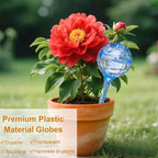 MOONSOUND 12pcs Plant Watering Globes - Automatic Plant Watering Bulbs for Indoor & Outdoor Potted Plants, Durable Plastic Garden Watering Devices