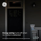 GE LED+ Motion LED Light Bulbs, PAR38 Outdoor Security Floodlights, 15W, Warm White (3 Pack)