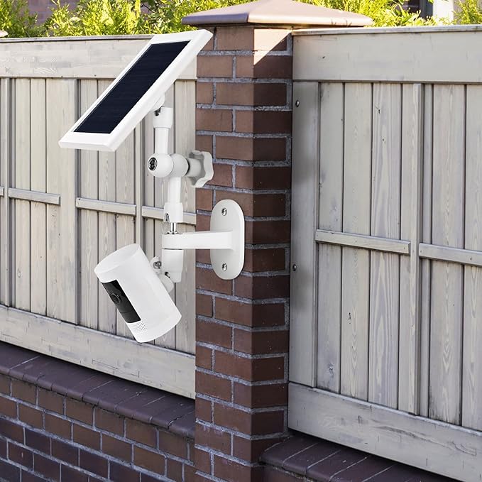 ALERTCAM 2-in-1 Wall Mount for Solar Panel, Stick Up Cam Battery, Spotlight Cam and Spotlight Cam Plus/Pro(Battery), Adjustable Angle to Get Maximum Sunlight for Your Solar Panel