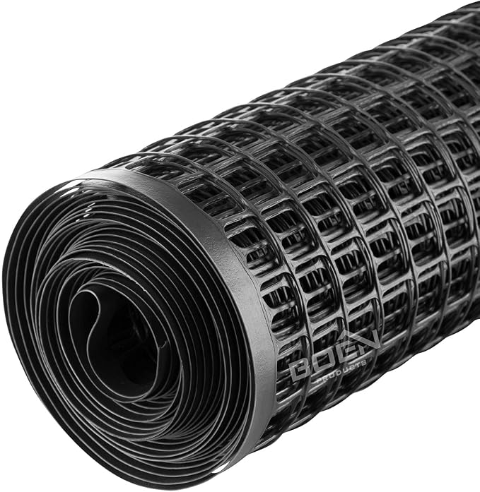 Garden Fence Plastic Mesh Barrier, 4 x 100 ft, Green
